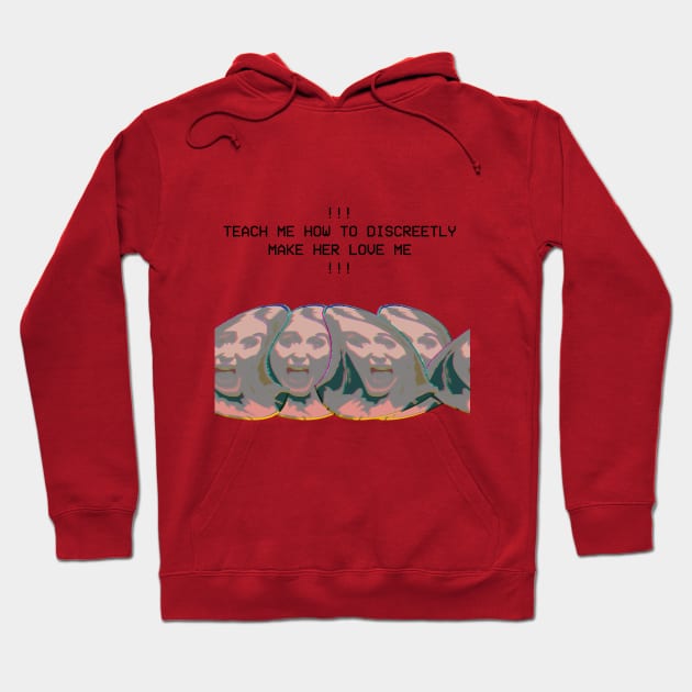 TEACH ME HOW TO DISCREETLY MAKE HER LOVE ME Hoodie by Claire French